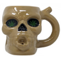 High Point Mug Pipe - Beige Skull