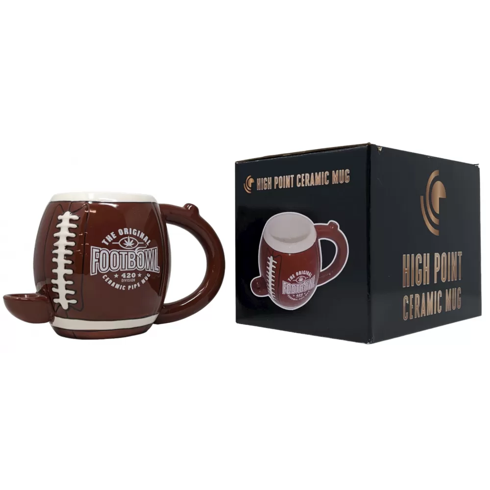 High Point Mug Pipe - American Football