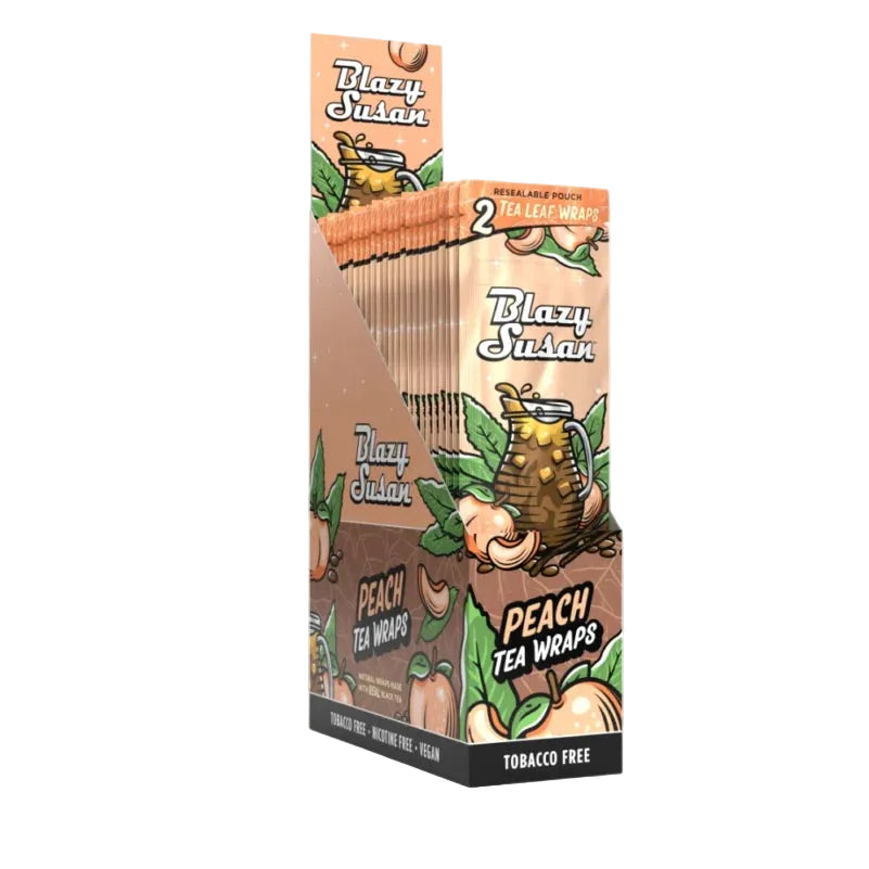 Blazy Susan - Vegan Natural Tea Leaf Wraps - 2pk - 25ct