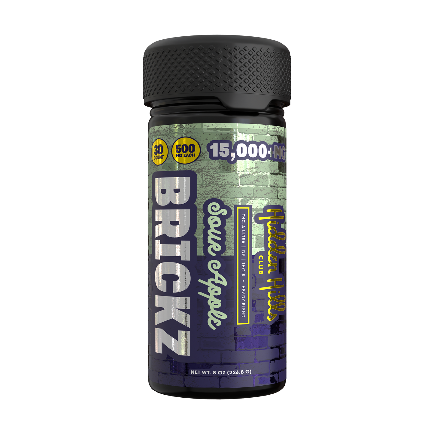 Hidden Hills Brickz Edibles | 15000mg | 6ct