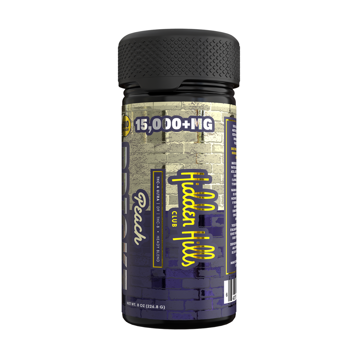 Hidden Hills Brickz Edibles | 15000mg | 6ct