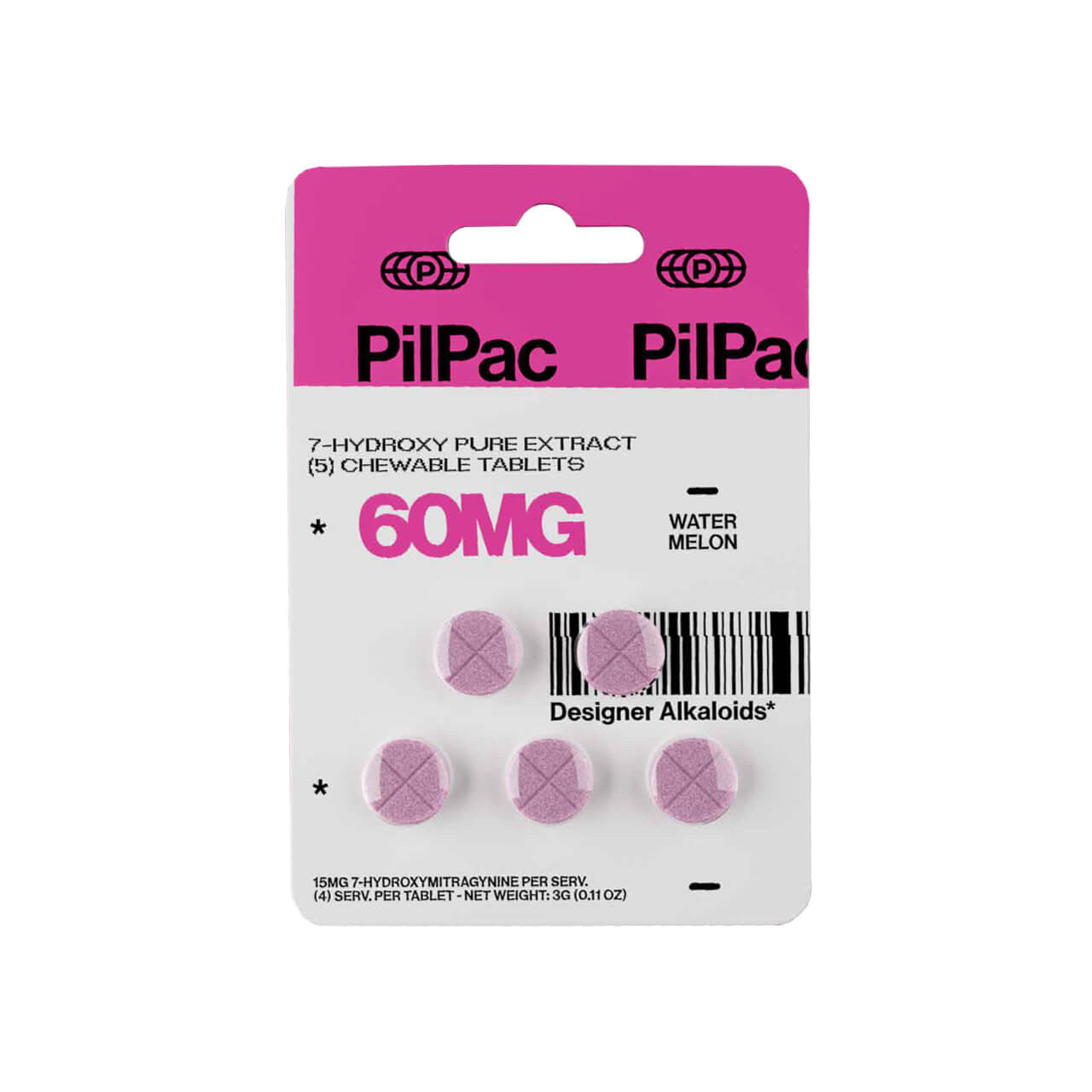 Pilpac - 60mg 7-OH Tabs - 5pk - 10ct