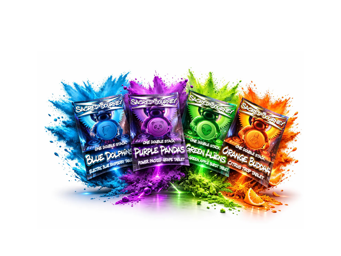 Sacred Journey x Hippy Flip Mushroom Tablets - 20ct