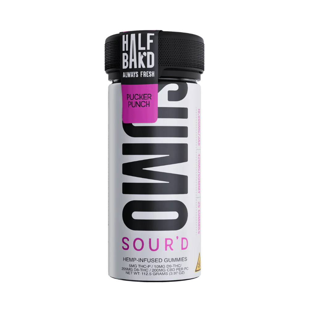 Half Bak'd - Sour'd Gummies | 25pk | 6ct