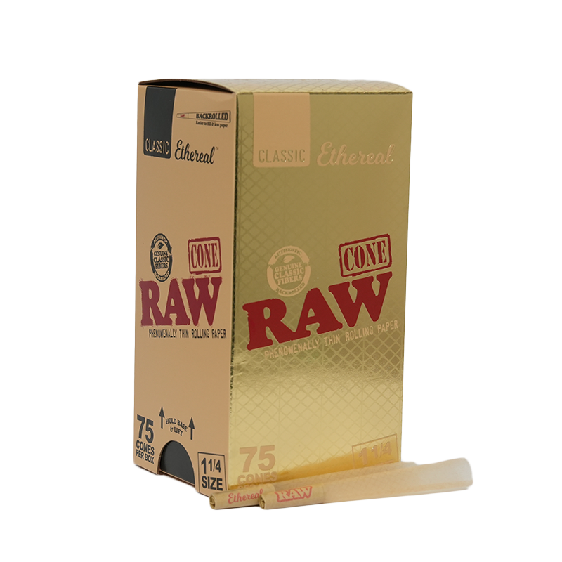 Raw - Ethereal Cones - 75ct - Assorted Sizes