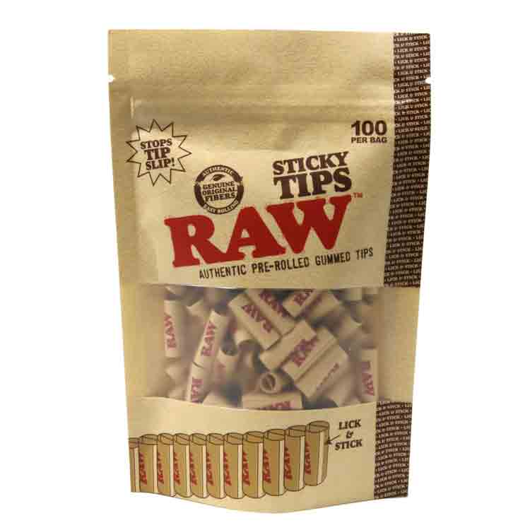 Raw Pre-rolled Sticky Tips - 100ct