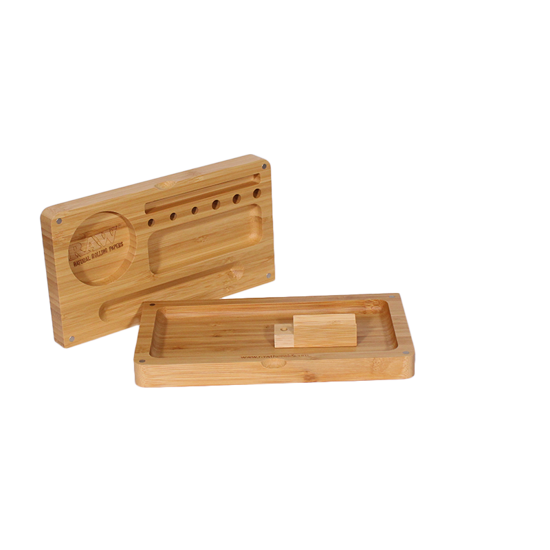 Raw - Rolling Tray - Backflip Striped Bamboo