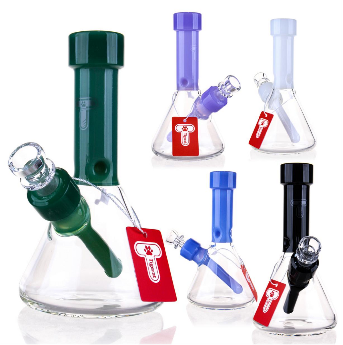 Tigerat - WP - 6.5" Bold Colored Accent Mini Beaker