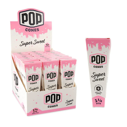 Pop - Cones - Ultra Thin - 1 1/4 - 6pk - 24ct