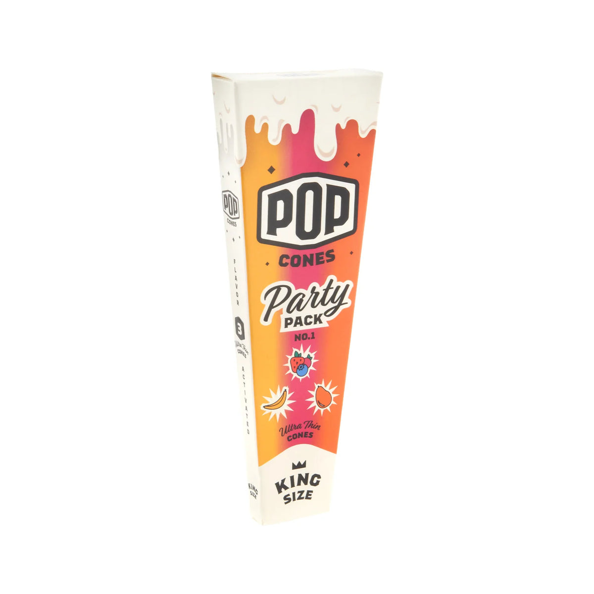 Pop Cones Ultra-Thin King Size - 3pk - 24ct - Party Pack No. 1