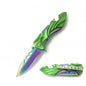 Razor Tactical - Green 4.75" Premium Flip Knife