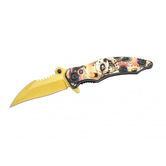 Razor Tactical - Premium Flip Knife [ RT-7200GD ]