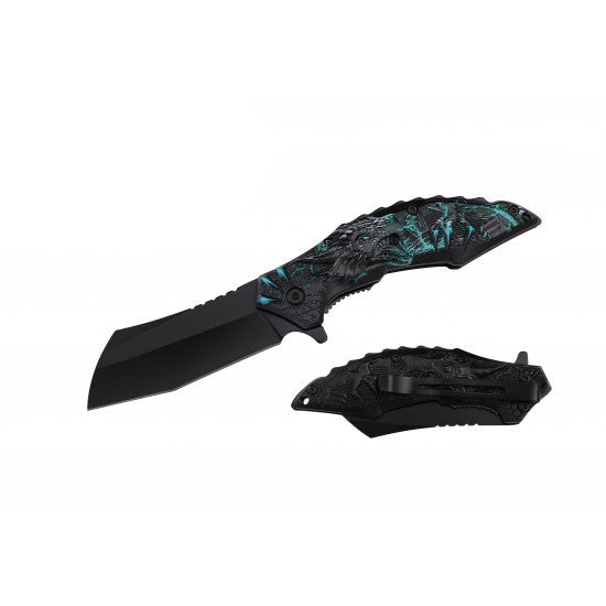 Razor Tactical - Premium Flip Knife [ RT-7368GN ]