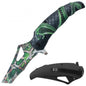 Razor Tactical - Green Snake 3D Printed 4.5" Premium Flip Knife