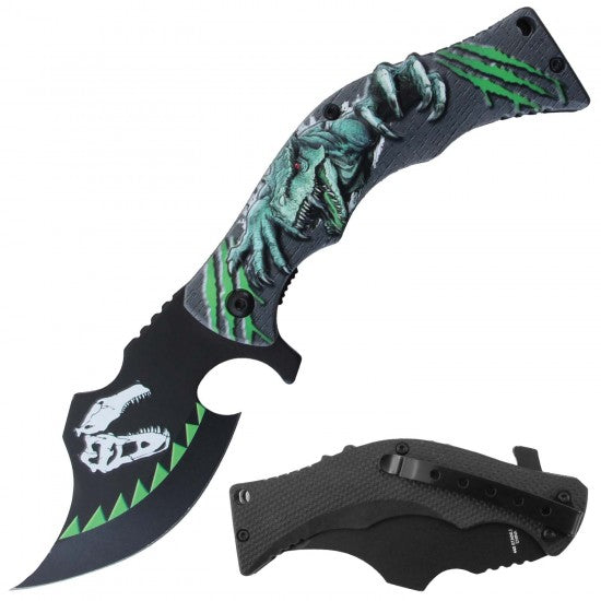 Razor Tactical - Premium Flip Knife [ RT-7384GN ]