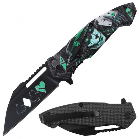 Razor Tactical - Flip Knife - Green Joker