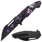 Razor Tactical - Flip Knife - Purple Joker