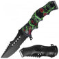 Razor Tactical - Flip Knife - Green Zombie