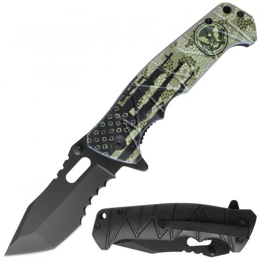 Razor Tactical - Flag 3D Printed 4.5" Premium Flip Knife