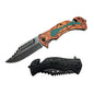 Razor Tactical - Flip Knife - Orange Camo