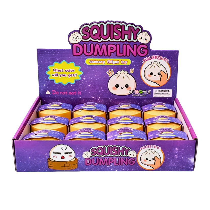 Squish Toy - 12ct - Dumpling Tye Dye Foam