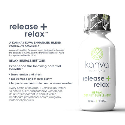 Kanva Botanicals Release & Relax - 2oz - 12ct