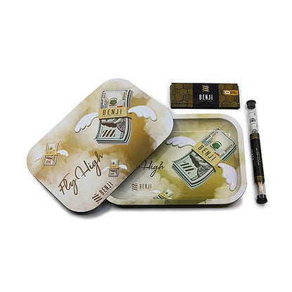 Benji - Metal Rolling Tray w/ Lid Kit - Medium - Asst