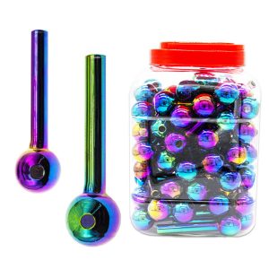 Oil Burner - 6" Rainbow - 60ct [ 6RBOB60JAR ] +