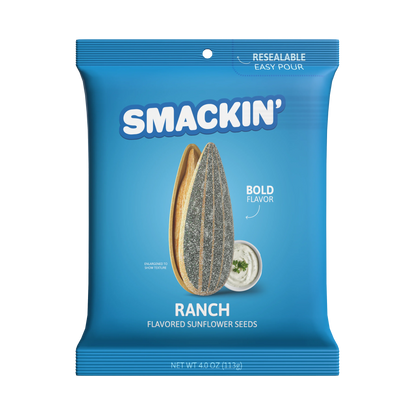 Smackin' Sunflower Seeds - 4oz Bag - 12ct
