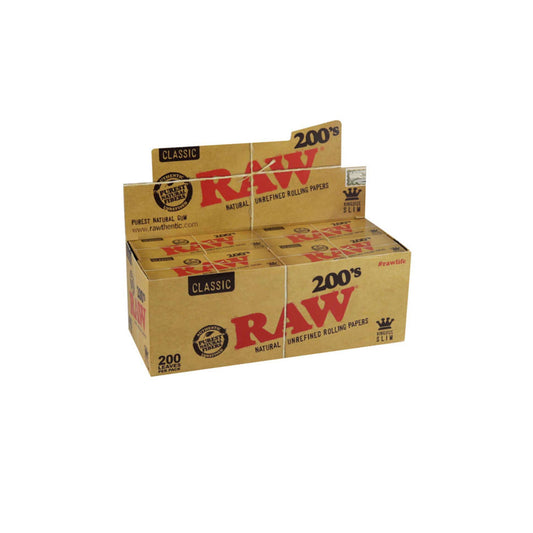 Raw Classic 200's King Size Slim - 40ct