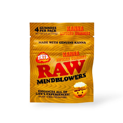 Raw Mindblowers - Tryp Kanna Infused Gummies - 4pk - 8ct