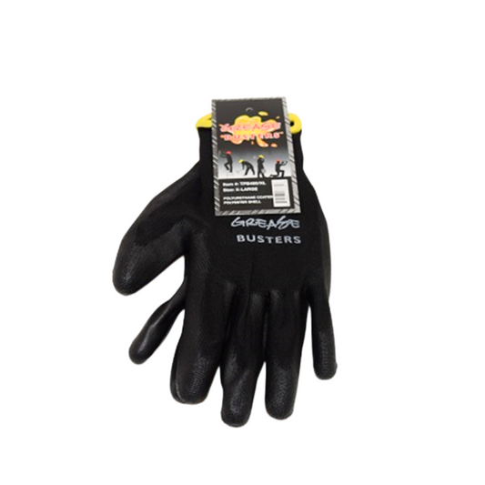 Poly Gloves - Black - 12ct