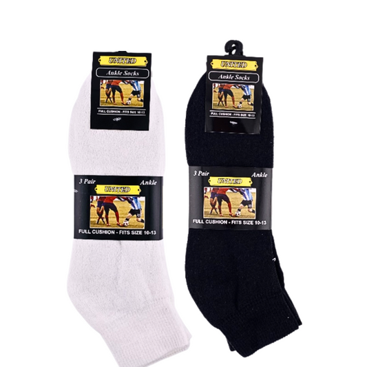 Ankle Socks (Fits Size 10-13) - 12ct