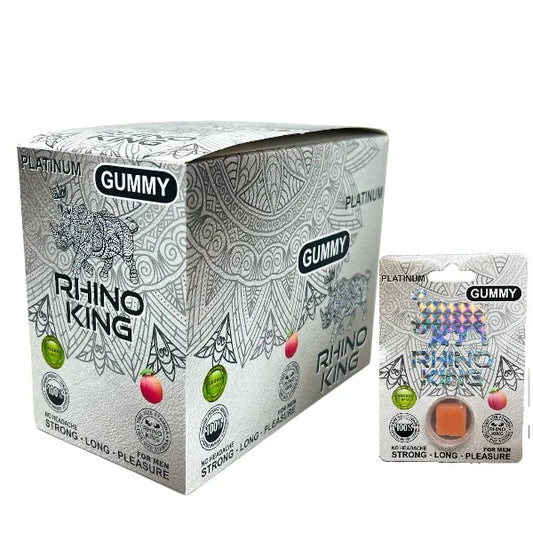 Rhino King - Enhancer - Platinum Gummies - 24ct