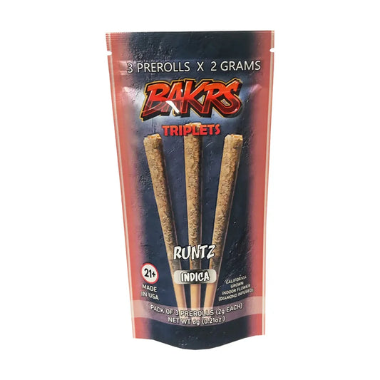 Bakrs - 2g Pre-Roll - 3pk - 10ct