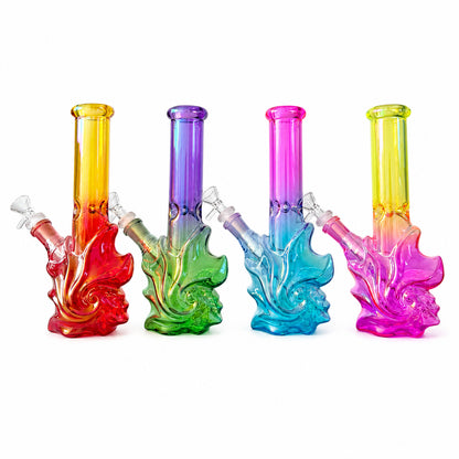 WP - 10" Colorful Unique Design Water Pipe - Asst