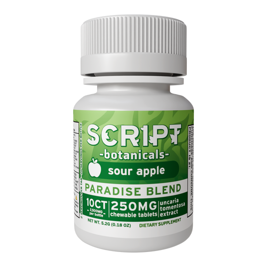 Script Botanicals - 250mg Botanical Tablets - 10pk - 6ct
