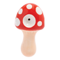 Wacky Bowlz - Ceramic Pipe - Fun Designs and Unique Shapes - 3.5" - Mushroom Red