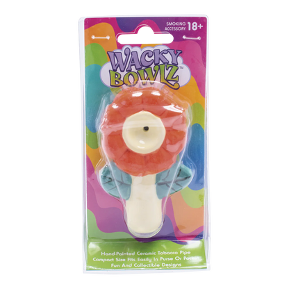 Wacky Bowlz - Ceramic Pipe - Fun Designs and Unique Shapes - 3.5"