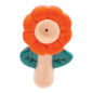 Wacky Bowlz - Ceramic Pipe - Fun Designs and Unique Shapes - 3.5" - Flower Orange