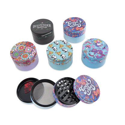 Wacky Grinders - Good Vibes - 63mm - 4pc - 6ct