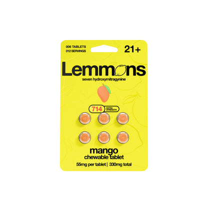 Lemmons - 55mg 7-OH Tabs - 6pk - 6ct
