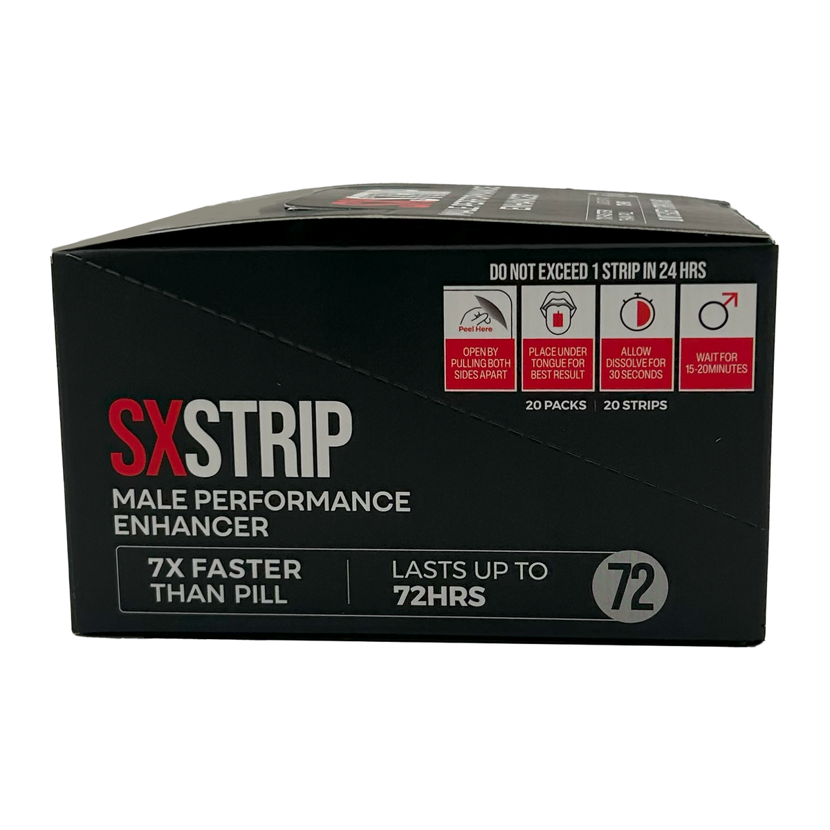 SXSTRIP - Male Enhancement Edible Strips - 20ct