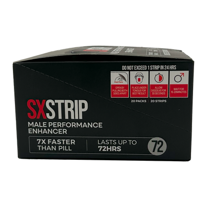 SXSTRIP - Male Enhancement Edible Strips - 20ct