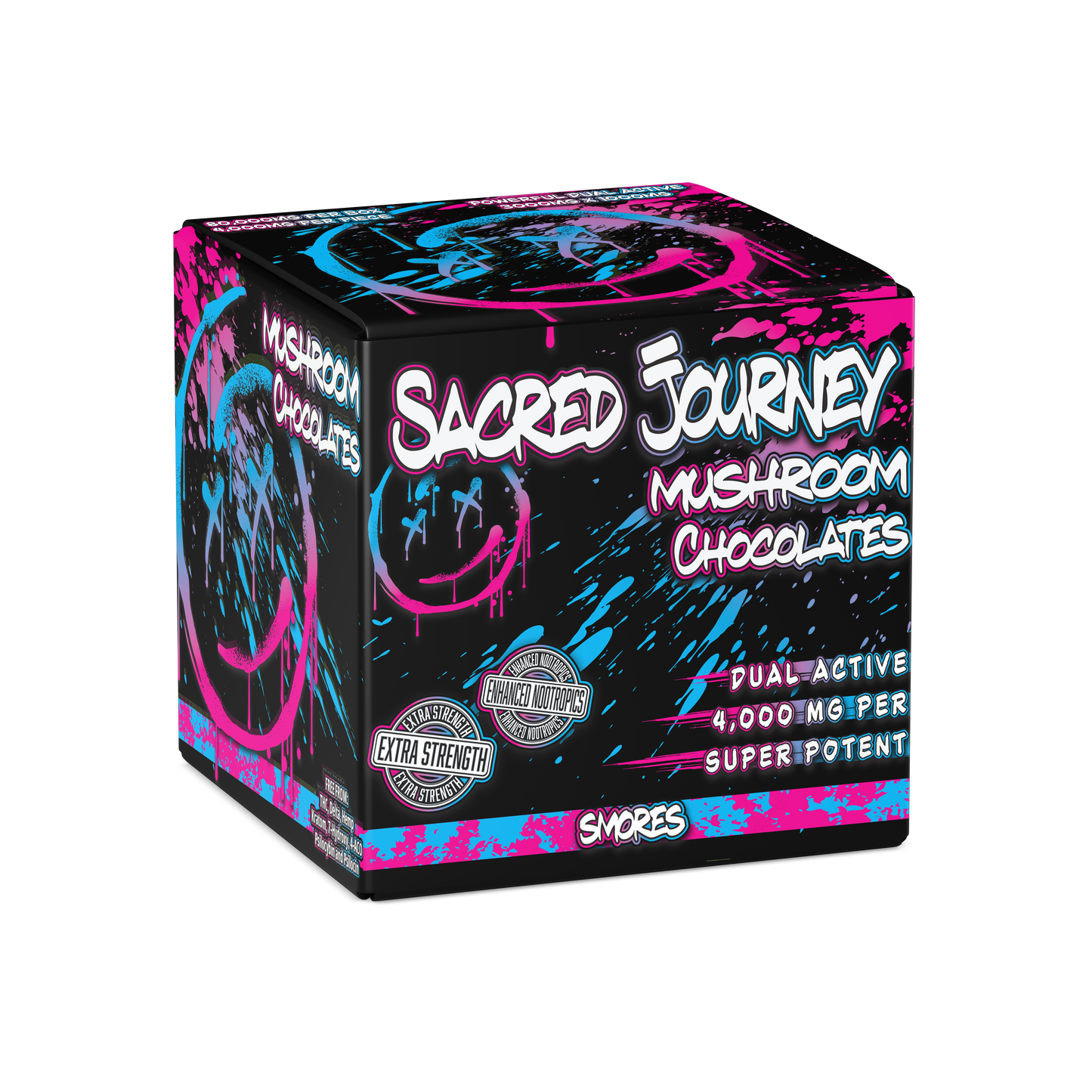 Sacred Journey Extra Strength Mushroom Chocolate Singles - 20ct