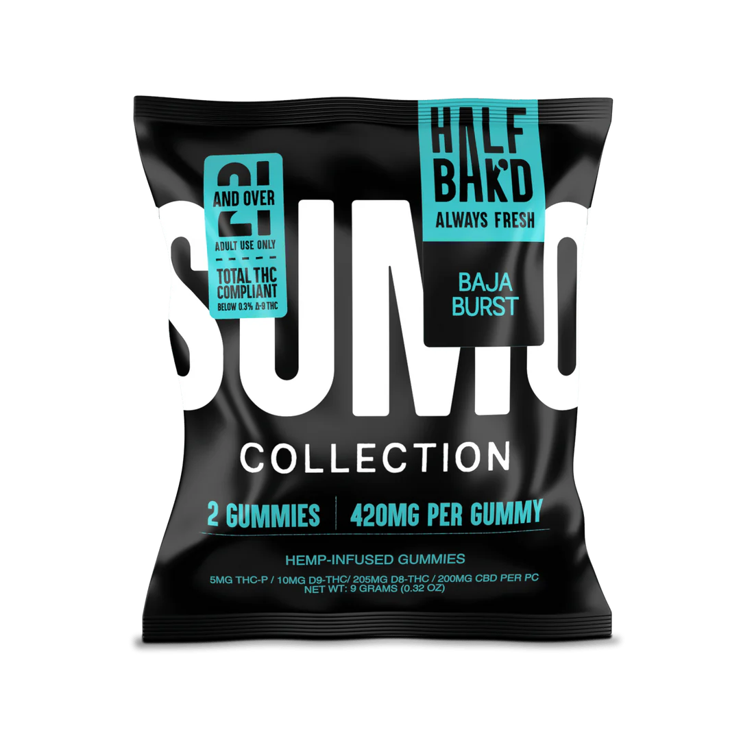 Half Bak'd Sumo Gummies - 2pk - 30ct