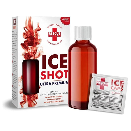 Rescue Detox - Ice Shot w/ 4 Caps - 2.5oz +
