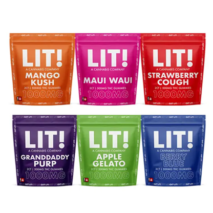 Lit! - 1000mg Gummies - 25ct