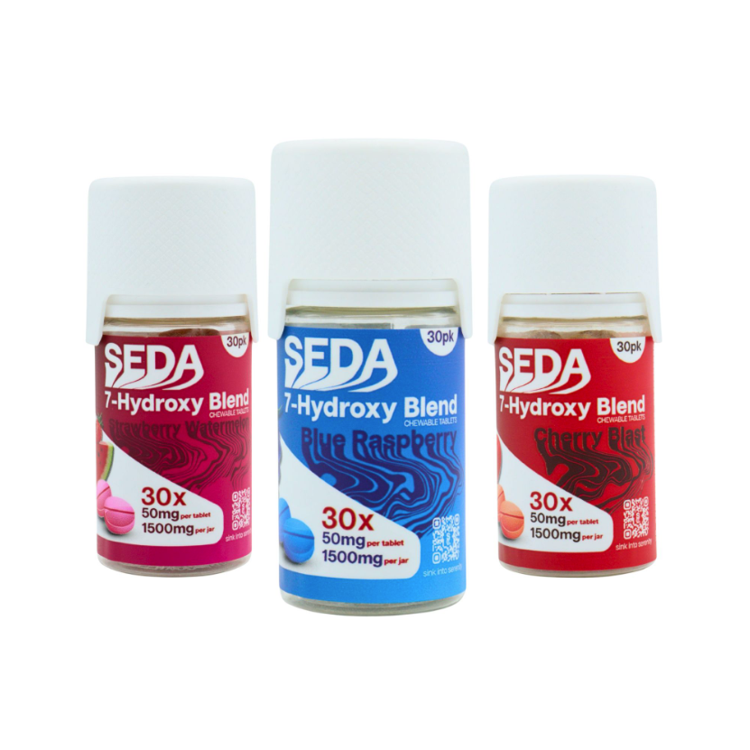Seda 50mg 7-OH Tabs - 30ct Tablet Jars