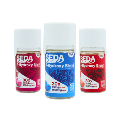 Seda 50mg 7-OH Tabs - 30ct Tablet Jars